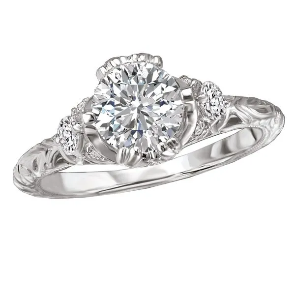 Antique Style Diamond Engagement Ring The Ring Austin Round Rock, TX