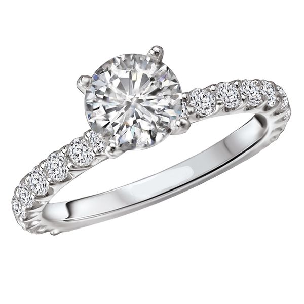 Classic Prong Set Diamond Engagement Ring The Ring Austin Round Rock, TX