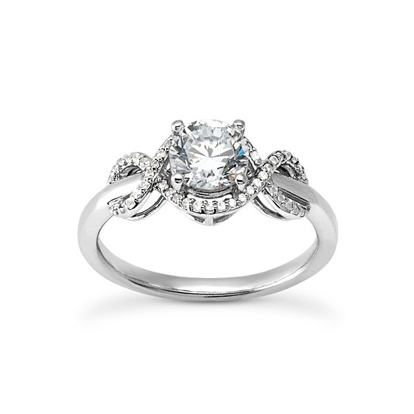 Infinity Halo Diamond Engagement Ring The Ring Austin Round Rock, TX