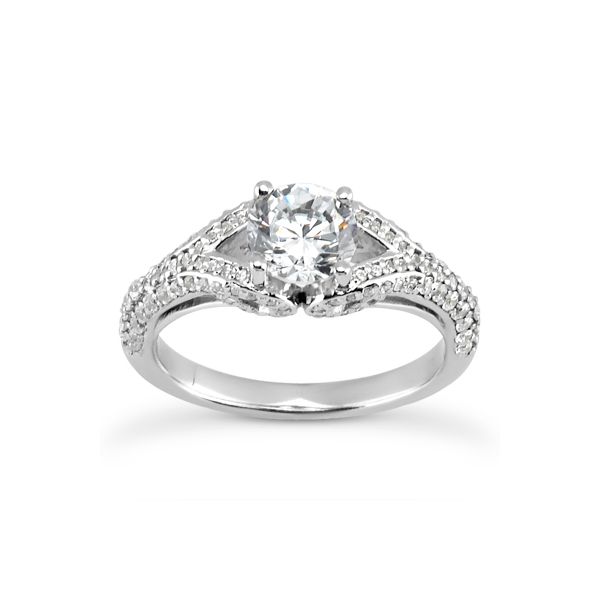 Split Shank Diamond Engagement Ring The Ring Austin Round Rock, TX