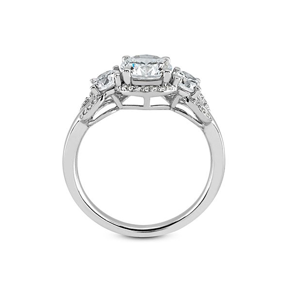 Three Stone Engagement Ring Image 2 The Ring Austin Round Rock, TX