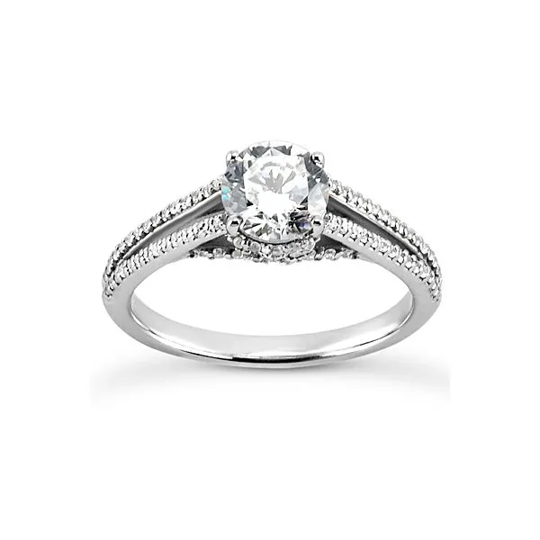 Split Shank Diamond Engagement Ring The Ring Austin Round Rock, TX