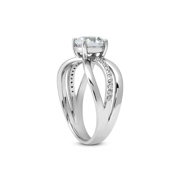Double Split Shank Diamond Engagement Ring Image 2 The Ring Austin Round Rock, TX