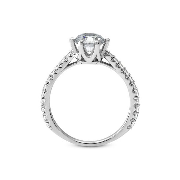 6 Prong Center Classic Diamond Engagement Ring Image 3 The Ring Austin Round Rock, TX