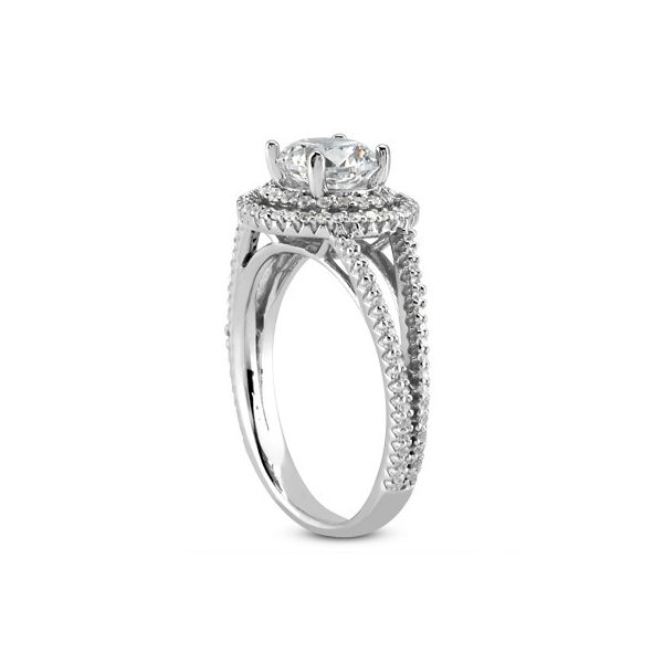 Halo Engagement Ring Image 2 The Ring Austin Round Rock, TX