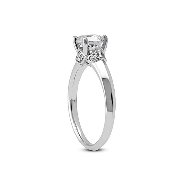 Diamond Semi-Mount Engagement Ring Image 2 The Ring Austin Round Rock, TX