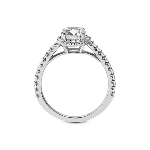 Halo Engagement Ring Image 3 The Ring Austin Round Rock, TX
