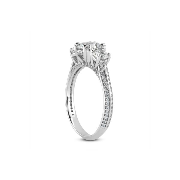 Three Stone Engagement Ring Image 2 The Ring Austin Round Rock, TX