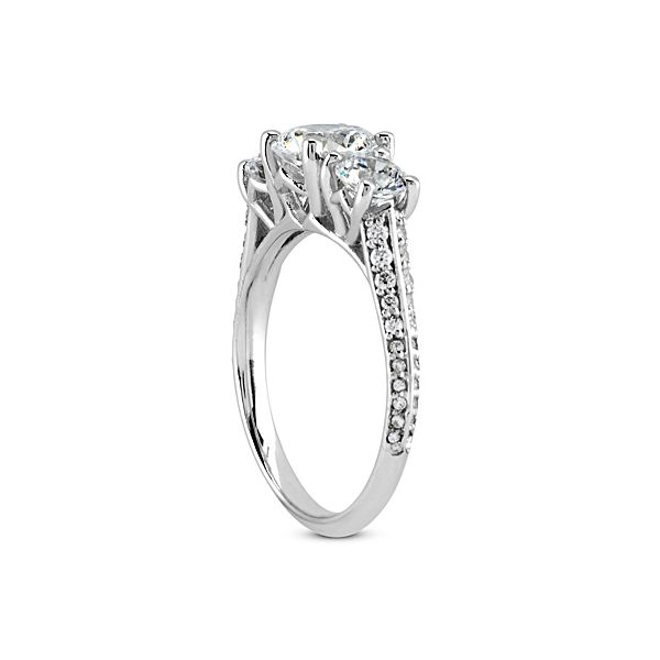 Three Stone Engagement Ring Image 2 The Ring Austin Round Rock, TX