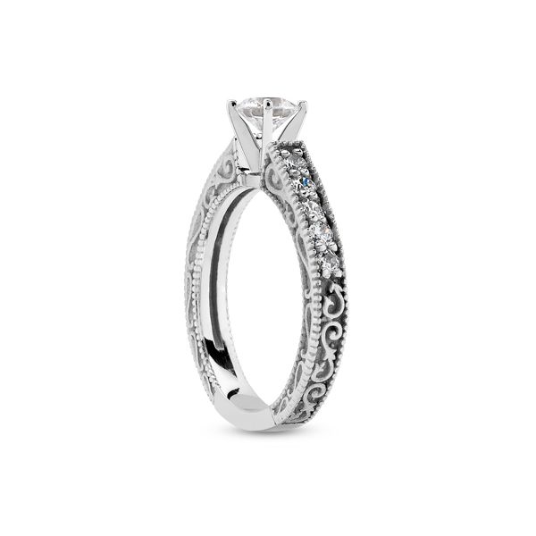 White gold diamond engagement ring Image 2 The Ring Austin Round Rock, TX