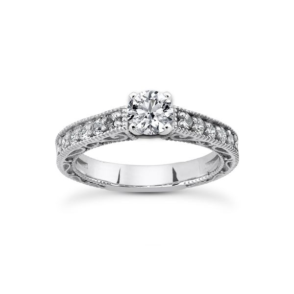 White gold diamond engagement ring The Ring Austin Round Rock, TX
