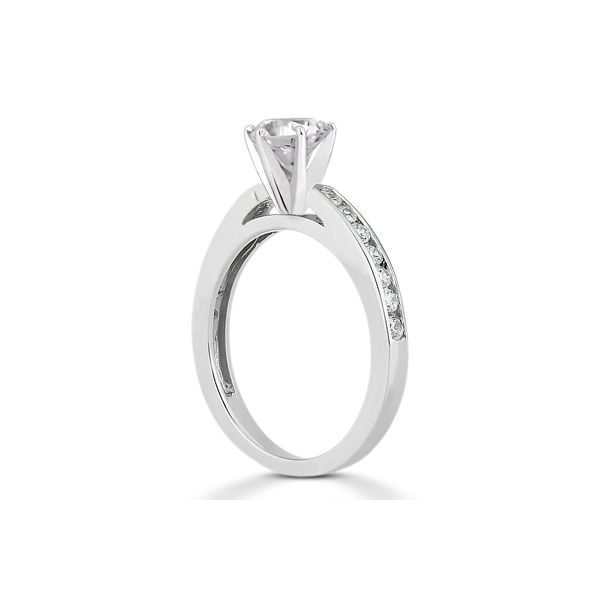 Diamond Semi-Mount Engagement Ring Image 2 The Ring Austin Round Rock, TX
