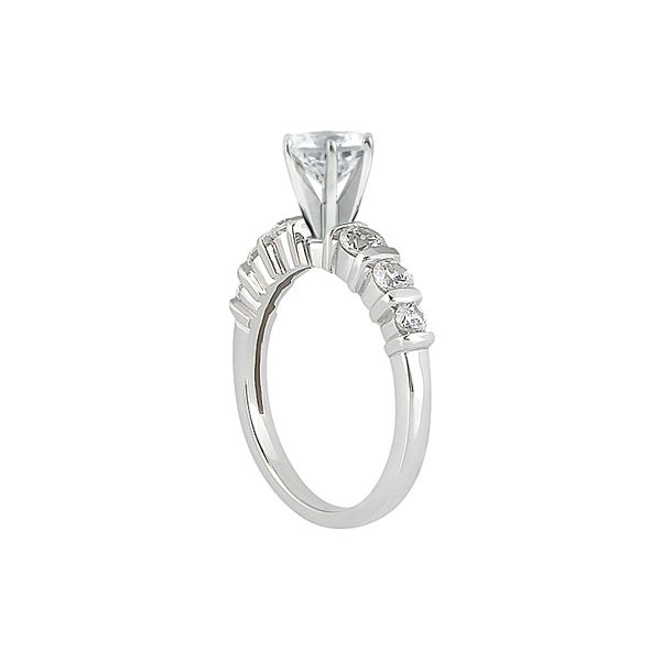 Diamond Semi-Mount Engagement Ring Image 2 The Ring Austin Round Rock, TX