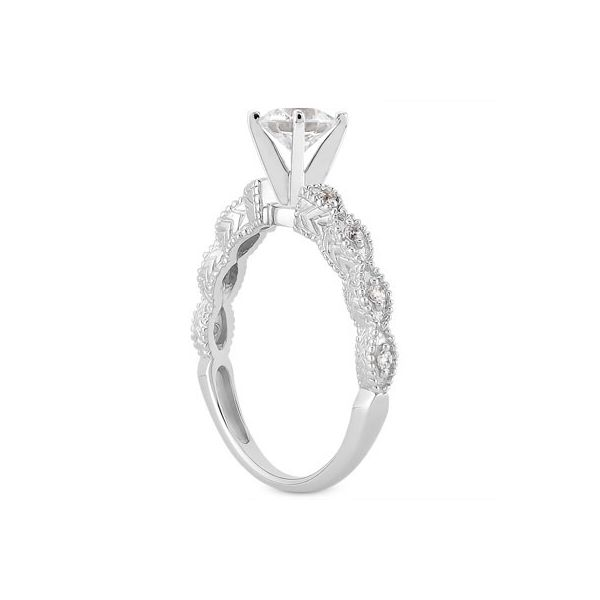 Marquis Pattern Diamond Engagement Ring Image 2 The Ring Austin Round Rock, TX