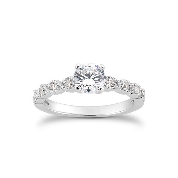 Miligrain Diamond Engagement Ring The Ring Austin Round Rock, TX