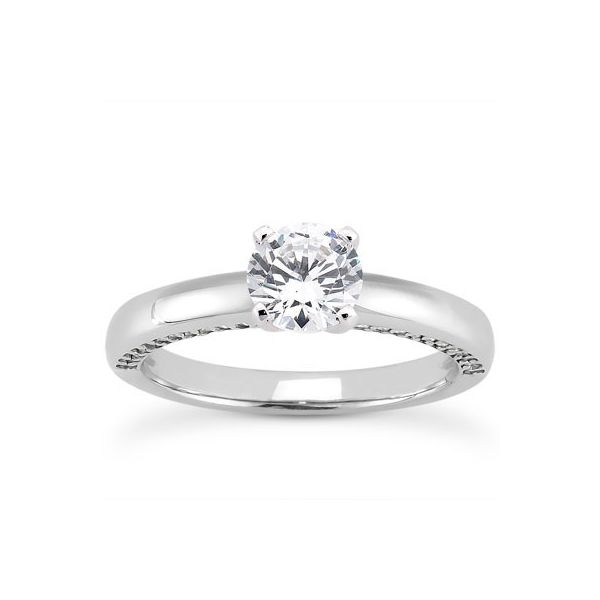Diamond Shank Engagement Ring The Ring Austin Round Rock, TX