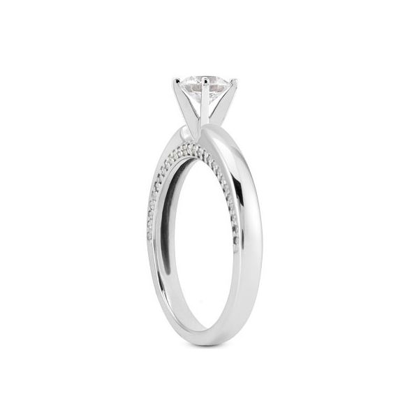 Diamond Semi-Mount Engagement Ring Image 2 The Ring Austin Round Rock, TX
