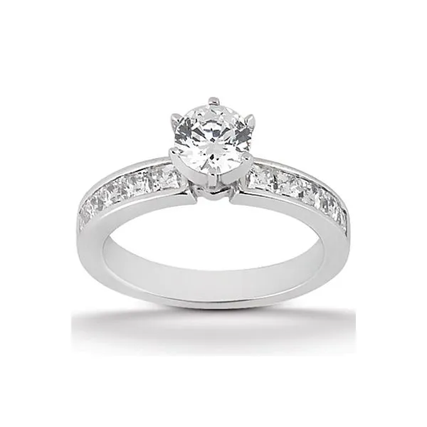 Channel Cut Diamond Engagement Ring The Ring Austin Round Rock, TX