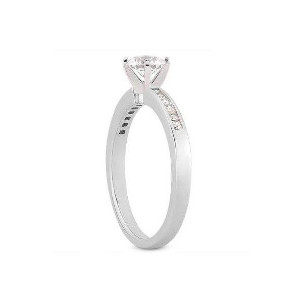 Diamond Semi-Mount Engagement Ring Image 2 The Ring Austin Round Rock, TX