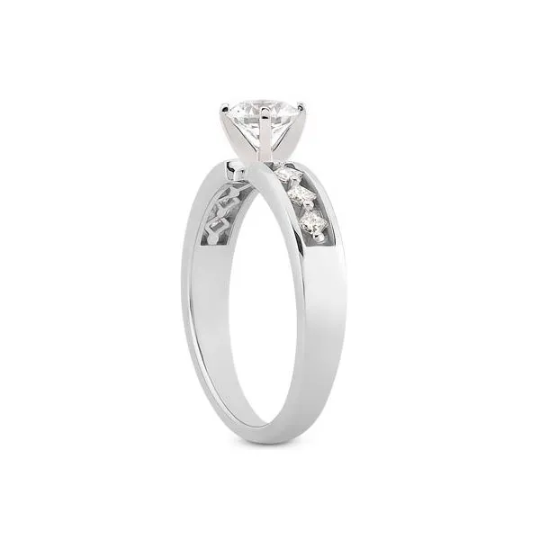 Salt and Pepper Diamond Engagement Ring, Point No Point Studio