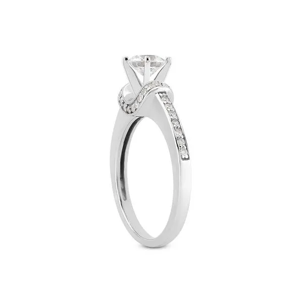 Contemporary Diamond Engagement Ring Image 2 The Ring Austin Round Rock, TX