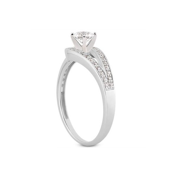 Diamond Semi-Mount Engagement Ring Image 2 The Ring Austin Round Rock, TX