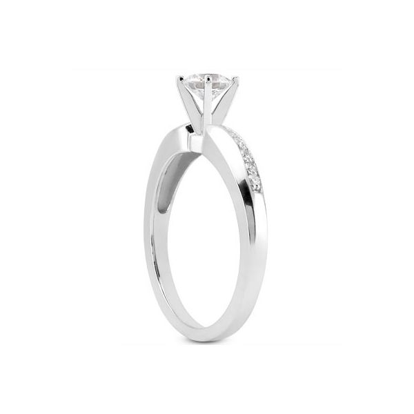 Diamond Semi-Mount Engagement Ring Image 2 The Ring Austin Round Rock, TX