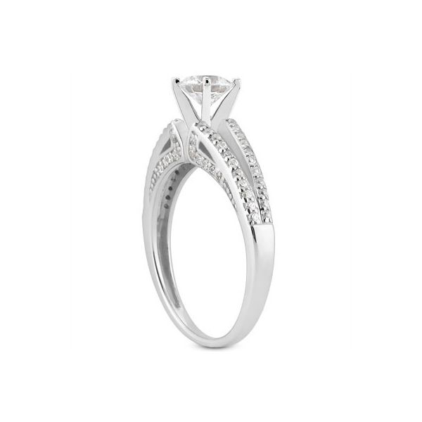 Split Shank Diamond Engagement Ring Image 2 The Ring Austin Round Rock, TX