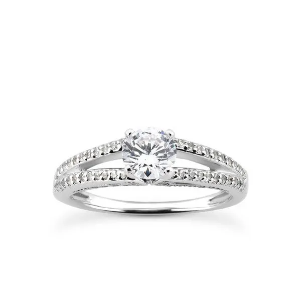 Split Shank Diamond Engagement Ring The Ring Austin Round Rock, TX