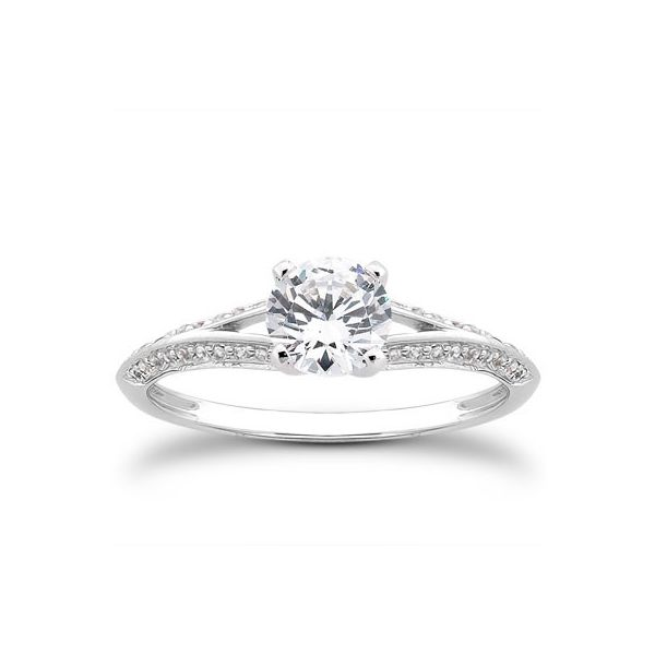 Split Shank Diamond Engagement Ring The Ring Austin Round Rock, TX