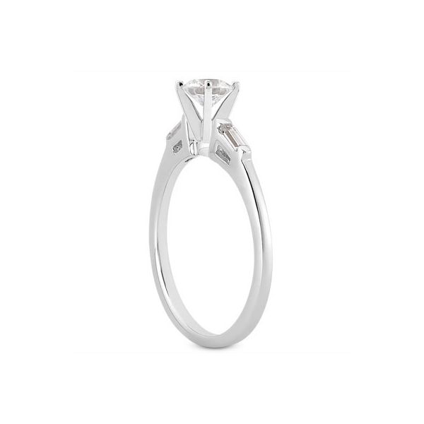 Diamond Semi-Mount Engagement Ring Image 2 The Ring Austin Round Rock, TX