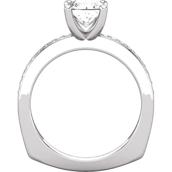 Classic Channel Set Euro Shank Engagement Ring Image 3 The Ring Austin Round Rock, TX
