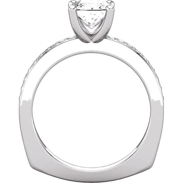 Diamond Semi-Mount Engagement Ring Ever & Ever Image 3 The Ring Austin Round Rock, TX