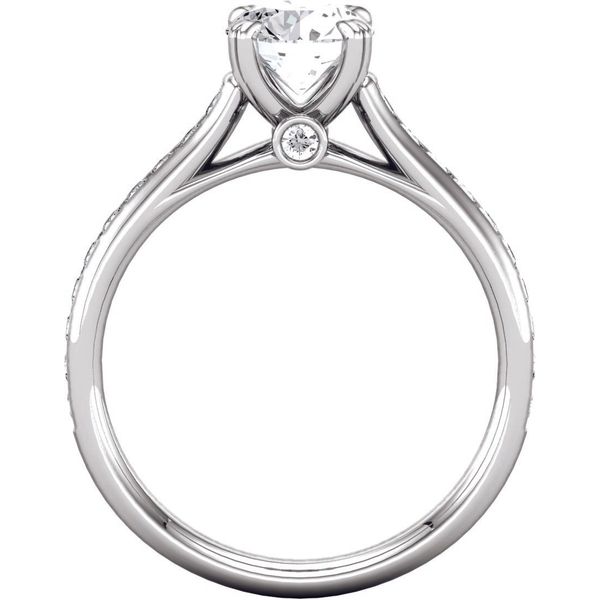 Diamond Semi-Mount Engagement Ring Ever & Ever Image 3 The Ring Austin Round Rock, TX