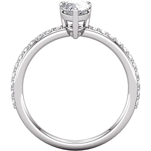 Diamond Semi-Mount Engagement Ring Ever & Ever Image 3 The Ring Austin Round Rock, TX