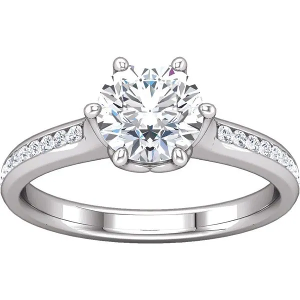 Six Prong Classic Engagement Ring Image 2 The Ring Austin Round Rock, TX
