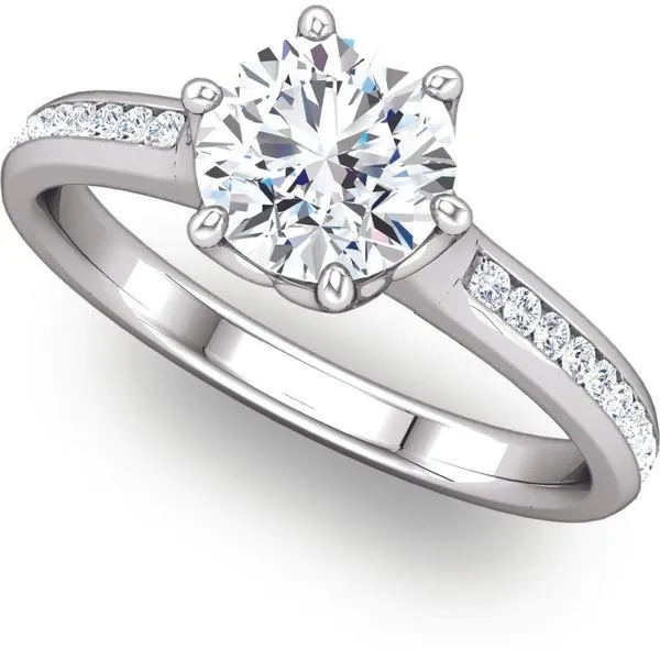 Six Prong Classic Engagement Ring The Ring Austin Round Rock, TX