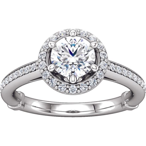 Halo Engagement Ring Image 2 The Ring Austin Round Rock, TX