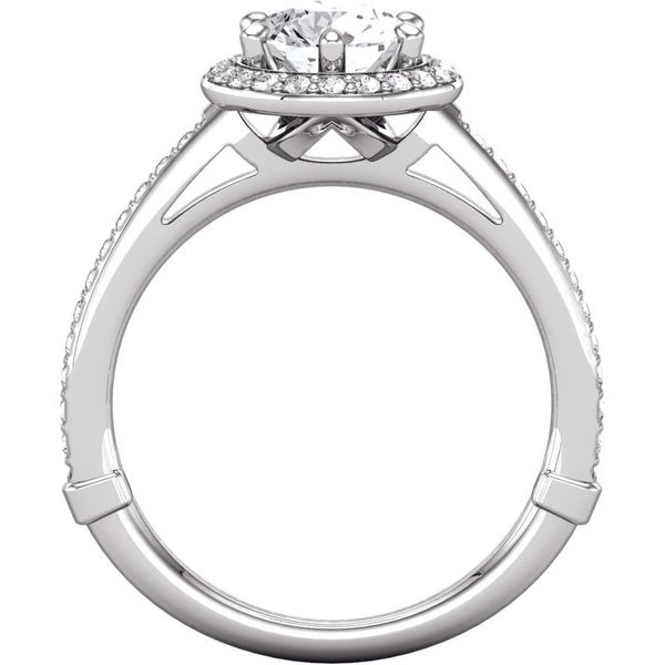 Halo Engagement Ring Image 3 The Ring Austin Round Rock, TX