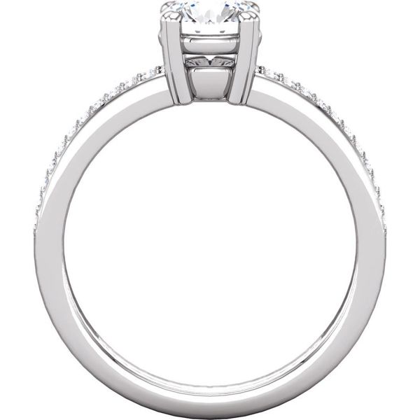 Diamond Semi-Mount Engagement Ring Ever & Ever Image 3 The Ring Austin Round Rock, TX