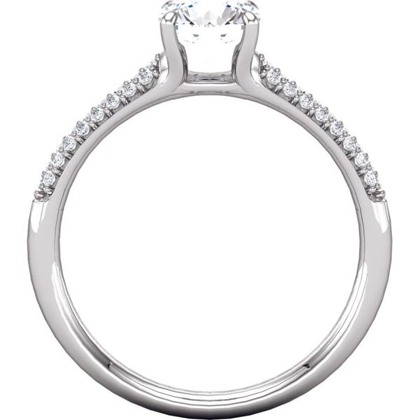 Diamond Semi-Mount Engagement Ring Ever & Ever Image 3 The Ring Austin Round Rock, TX