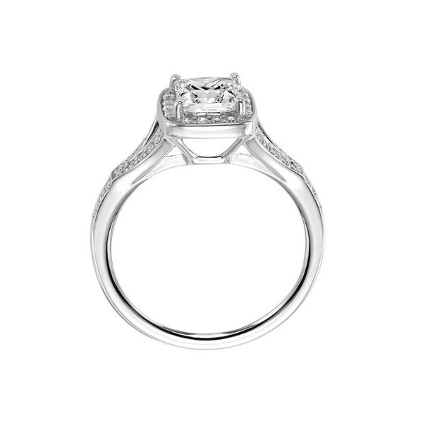 14K White Gold Semi-Mount Diamond Ring Image 3 The Ring Austin Round Rock, TX