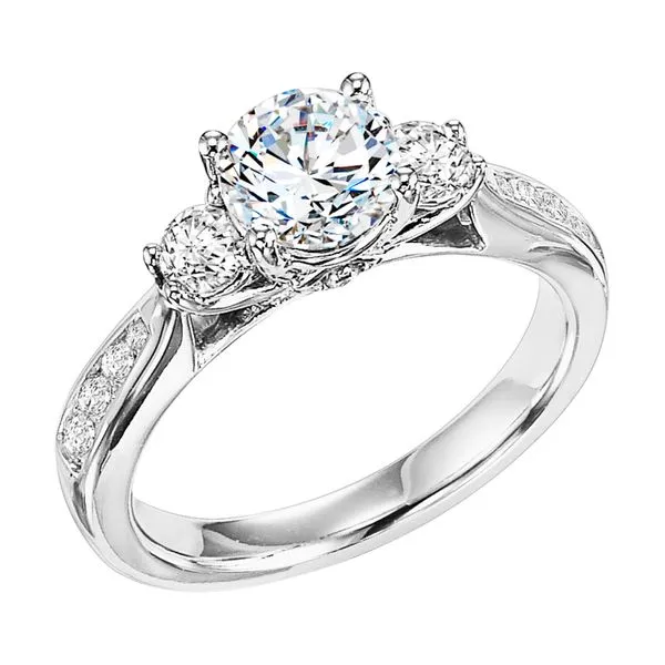 1/2 ctw Three Stone Style Engagement Ring The Ring Austin Round Rock, TX