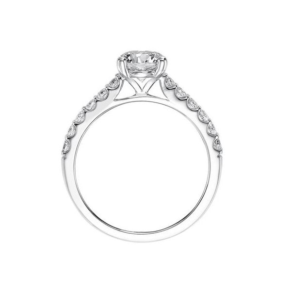 Classic 1/3 ctw Diamond Engagement Ring Image 3 The Ring Austin Round Rock, TX