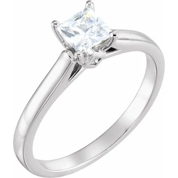 14k WG Peek-a-boo Diamond Engagement Ring The Ring Austin Round Rock, TX