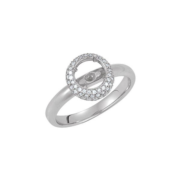 Diamond Halo Engagement Ring The Ring Austin Round Rock, TX