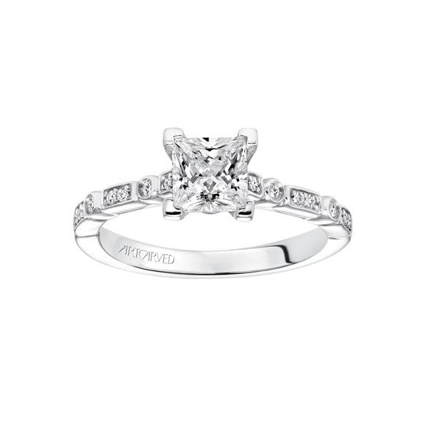 Milgrain Diamond Engagement Ring The Ring Austin Round Rock, TX