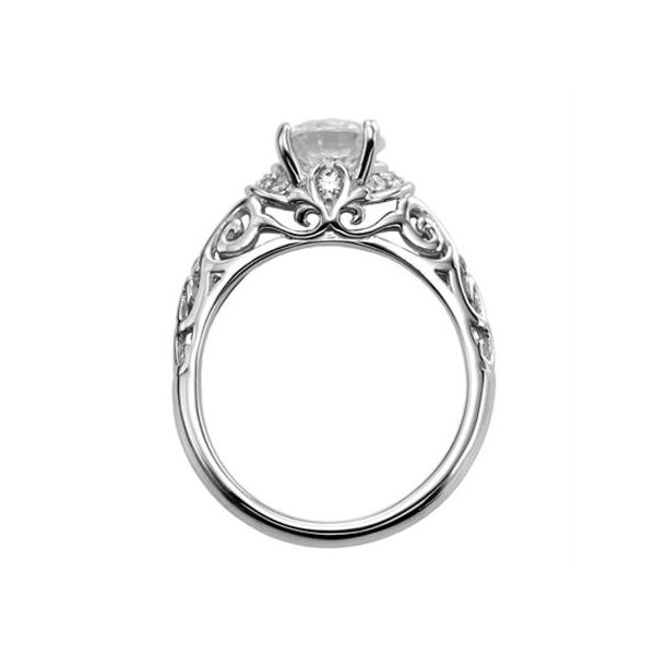 Diamond Semi-Mount Engagement Ring ArtCarved Image 3 The Ring Austin Round Rock, TX