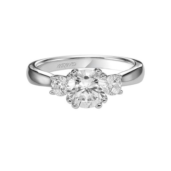Three Stone Engagement Ring Image 2 The Ring Austin Round Rock, TX