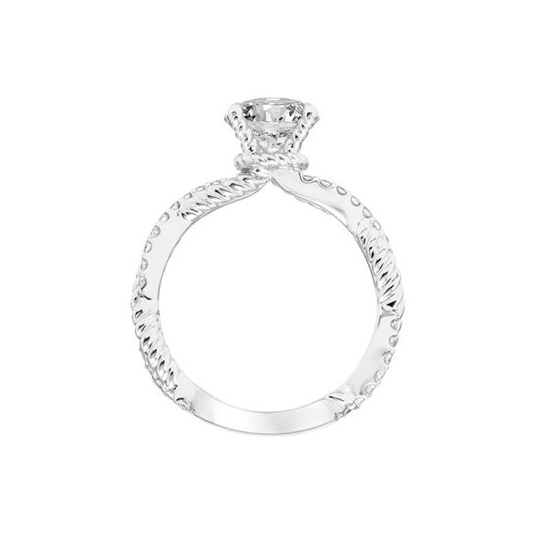 Diamond Semi-Mount Engagement Ring ArtCarved Image 3 The Ring Austin Round Rock, TX